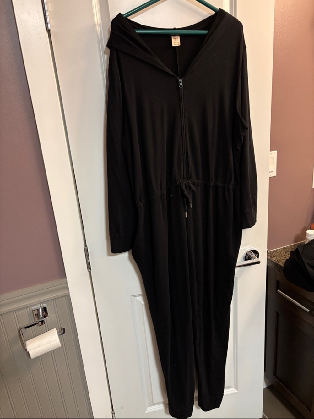 Smash + Tess Black Hooded Jumpsuit Romper